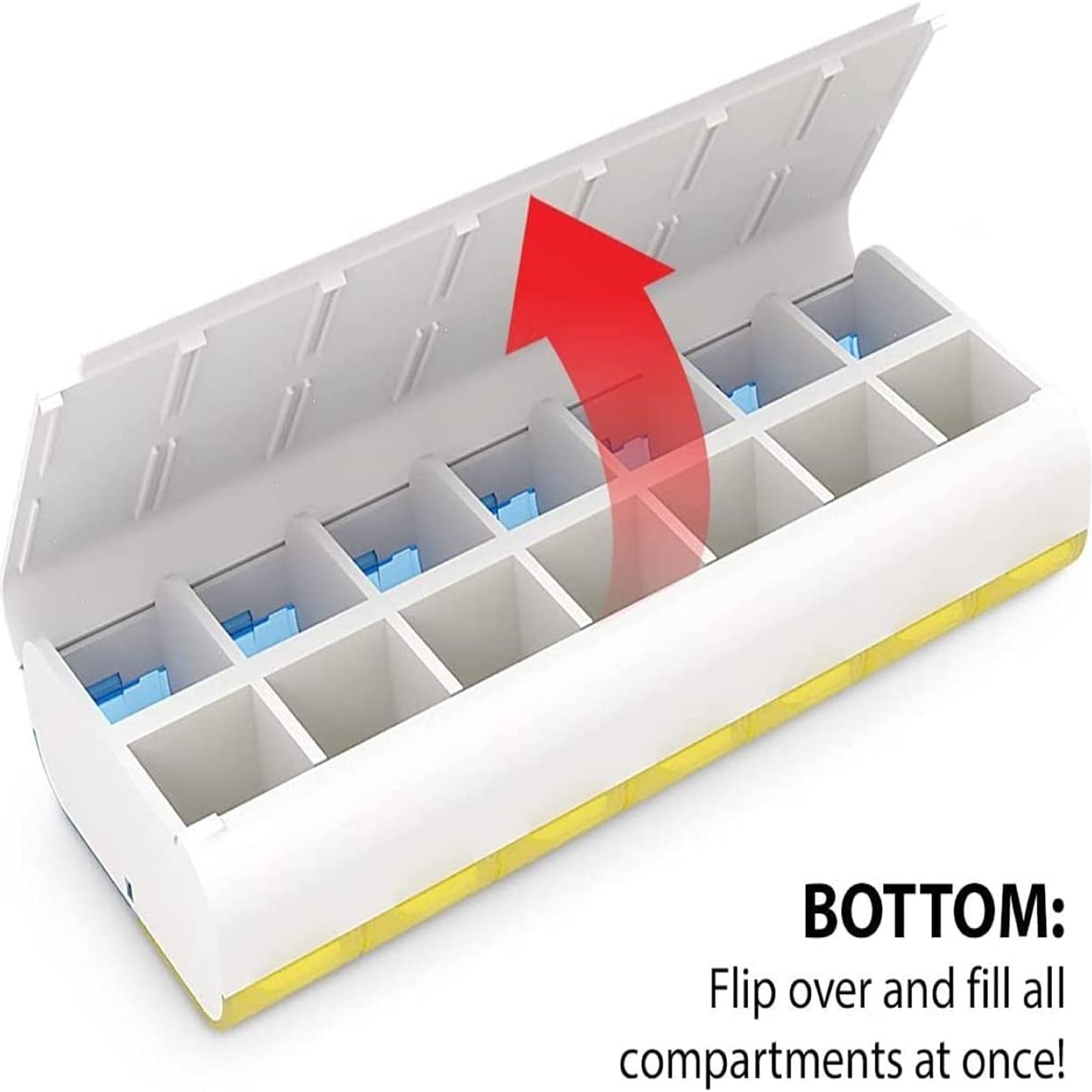 Pill Organizer Ezy Dose® X-Large 7 Day 2 Dose