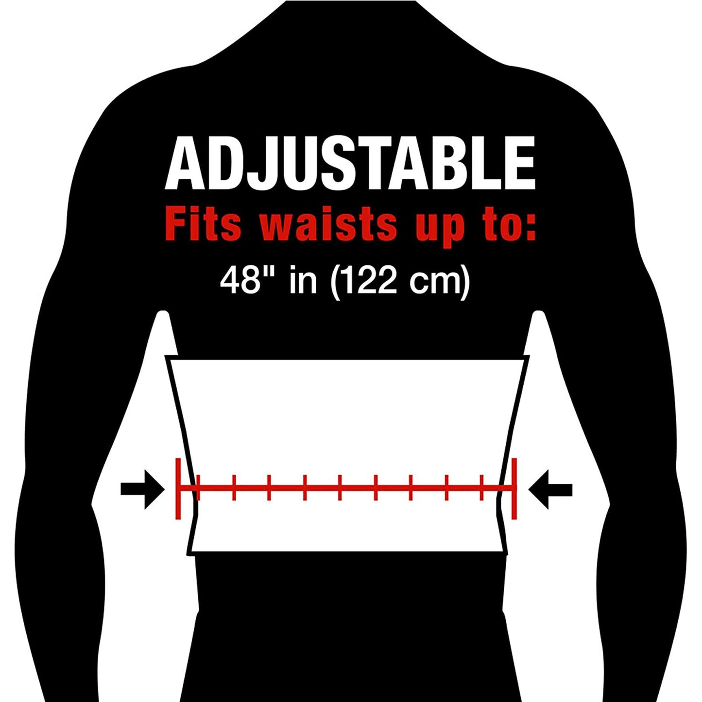 Back Support Ace™ Support Sports Strenuous Activities Injuries One Size Fits Most Up to 48 Inch Waist Adult