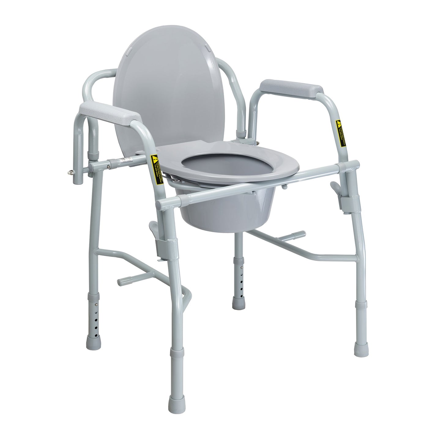 Commode Chair McKesson Drop Arms 13-3/4 Inch Seat Width 300 lbs. Weight Capacity