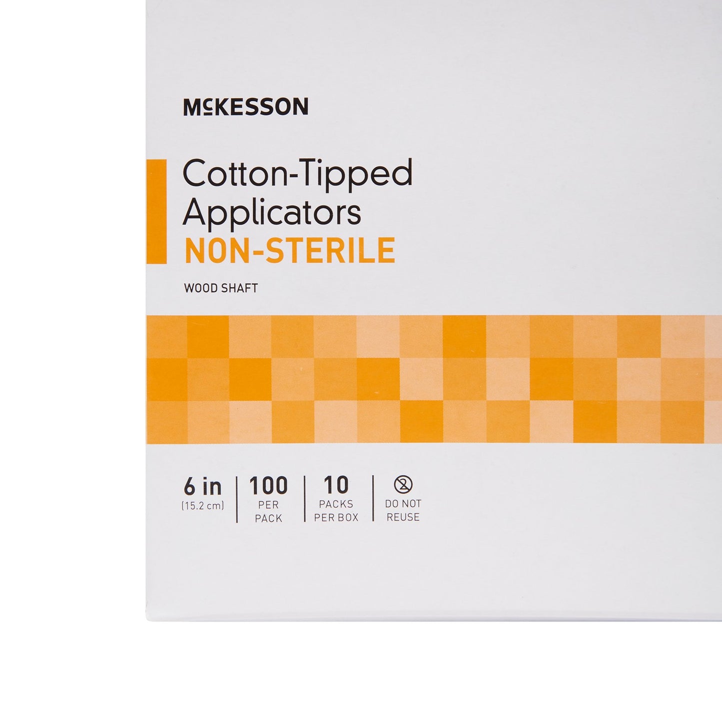 Swabstick McKesson Cotton Tip 6 Inch NonSterile (100 per Pack)