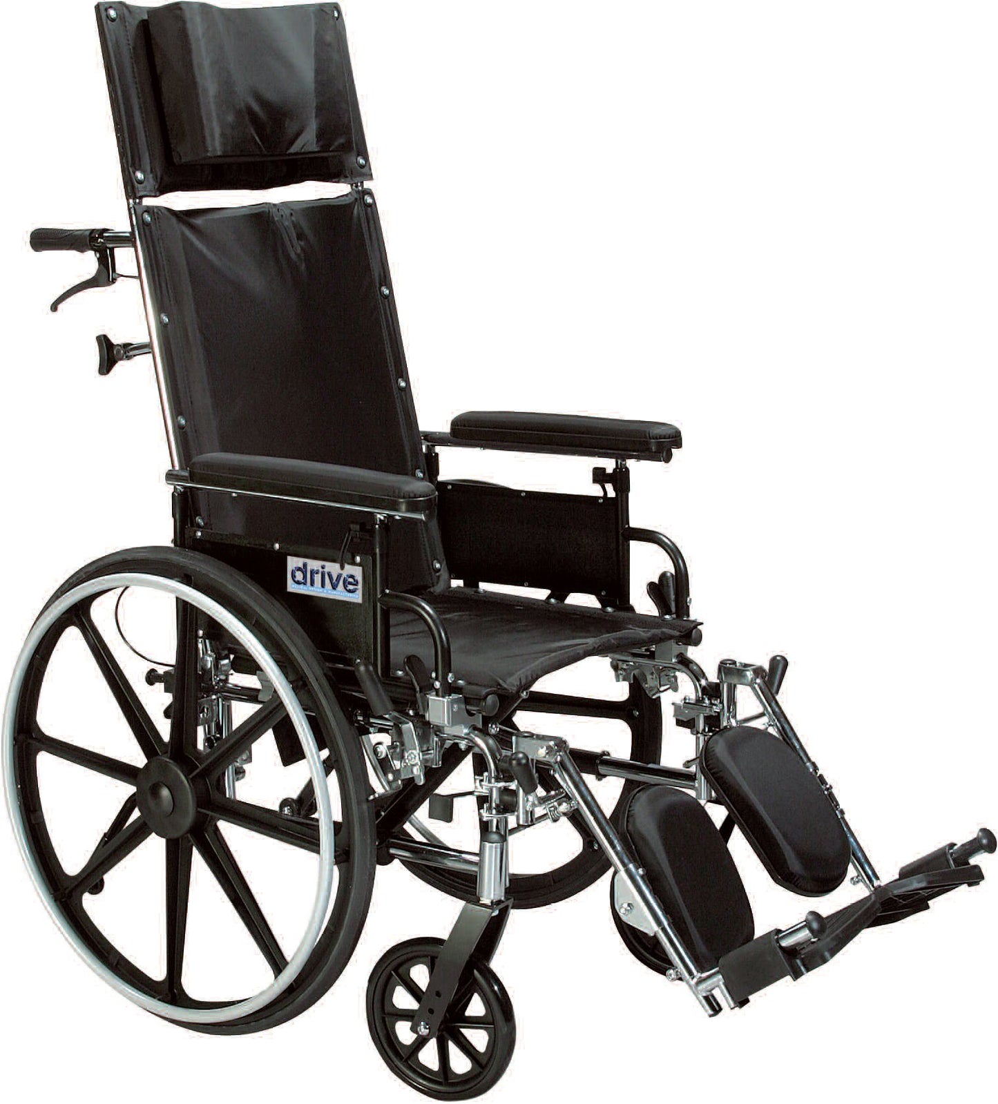 drive pediatric wheelchair with headrest. padded armrest