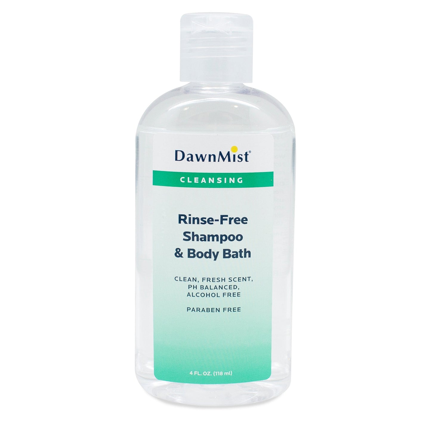 Rinse-Free Shampoo and Body Wash DawnMist® Flip Top Bottle Scented