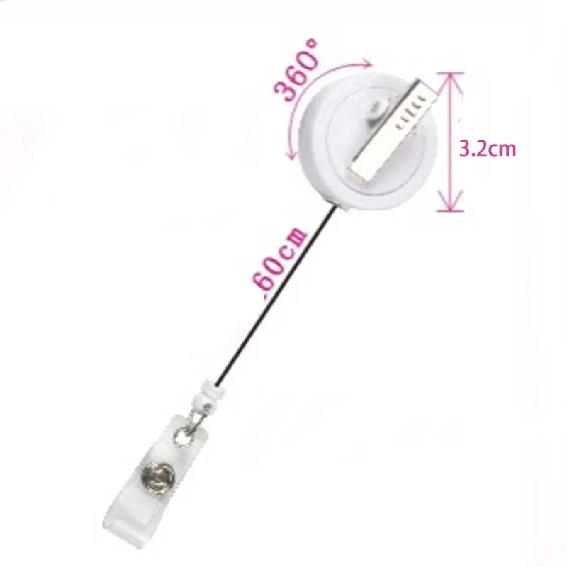 Retractable Badge Reel Alligator Clip