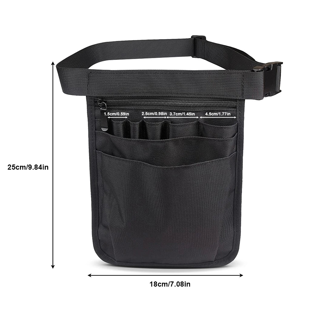 Waist Bag For Women Shoulder Pouch Case Nurse Organizer Bag Belt Extra Pocket Fanny Pack Nurse Nylon For Accessories Tool