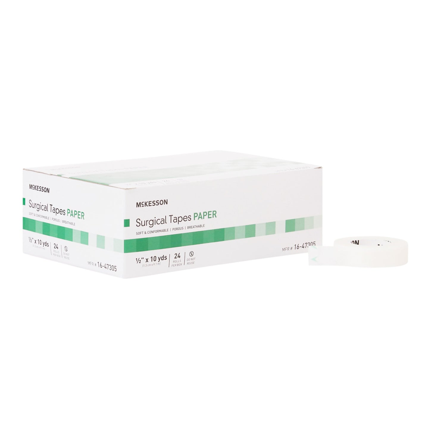 Medical Paper Tape White Gentle Breathable Hypoallergenic McKesson