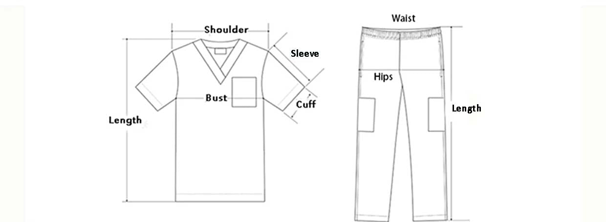 Zipper-Style Scrub Set