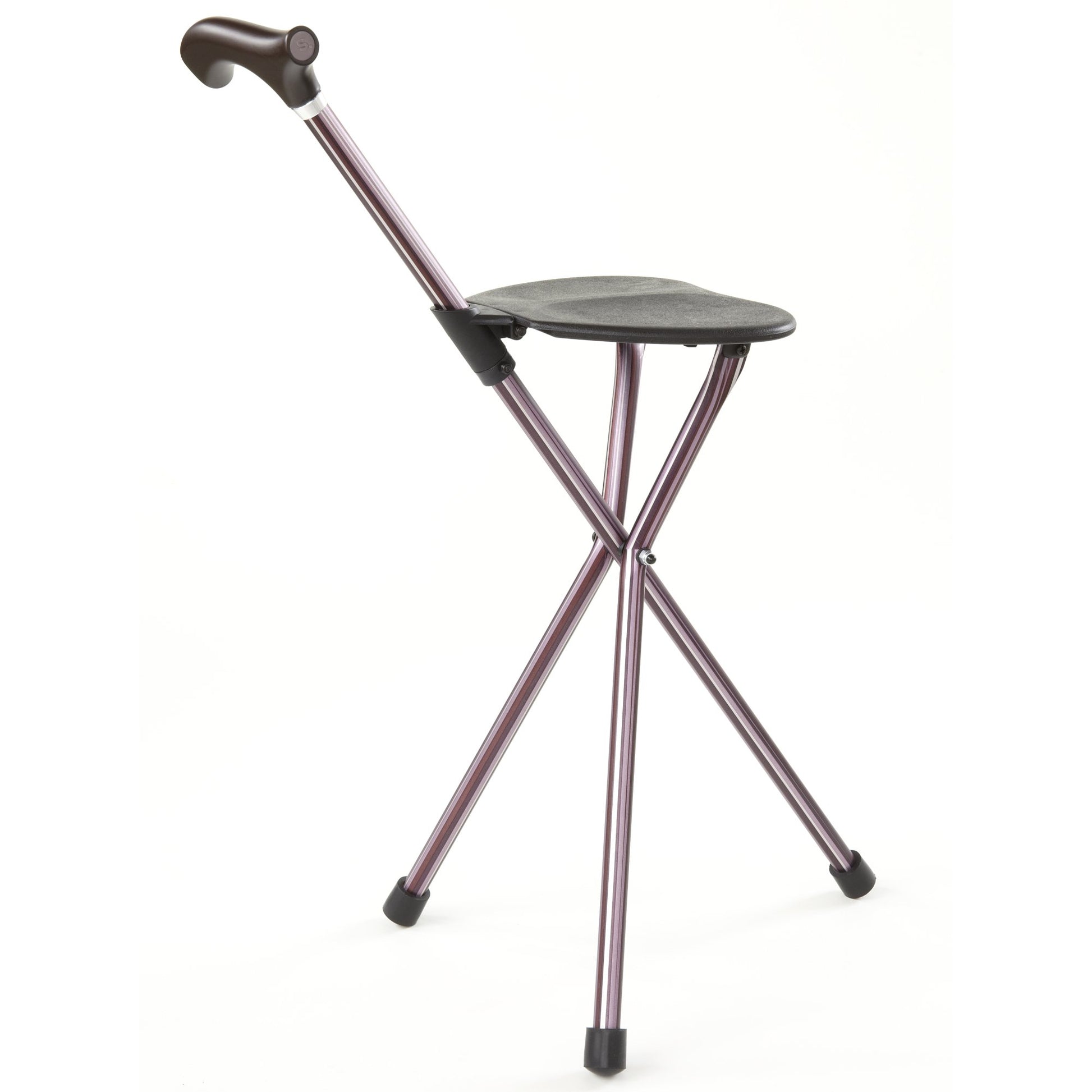 seat cane with 3 legs when used as a seat