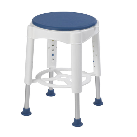 Shower Stool drive™ Without Arms Plastic Frame Without Backrest 14 Inch Seat Width 450 lbs. Weight Capacity