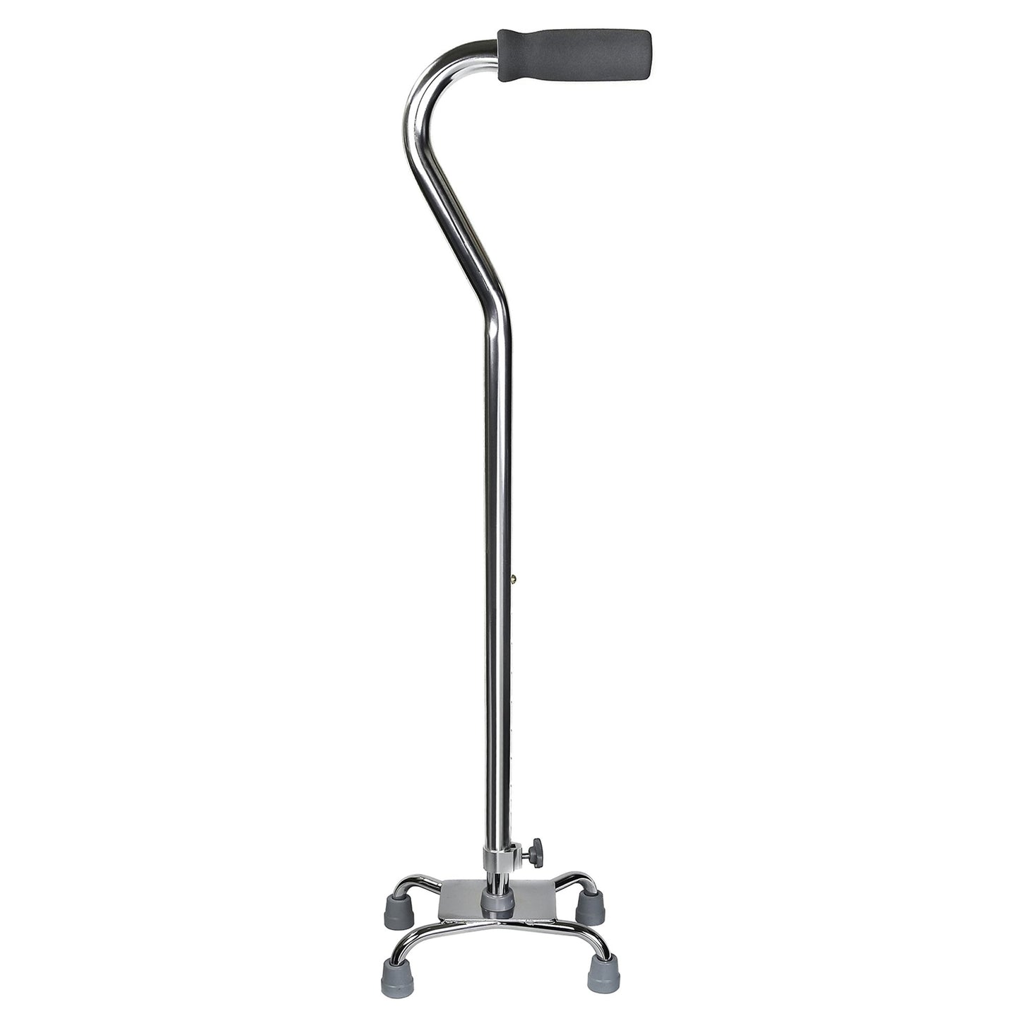 Offset Quad Cane Steel Small Base 30 to 39 Inch Height McKesson