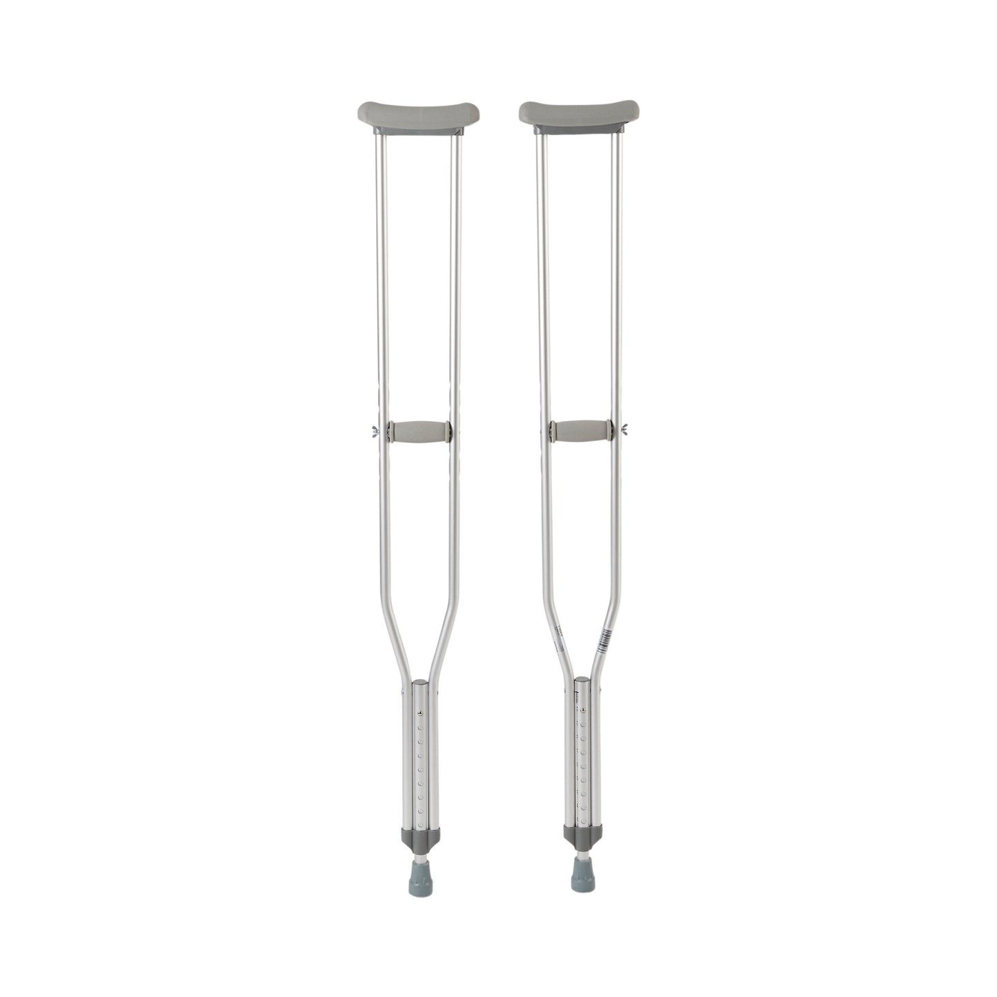 Underarm Crutches Tall Adult 5 Foot 10 Inch to 6 Foot 6 Inch User Height Aluminum Frame 350 lbs. Weight Capacity