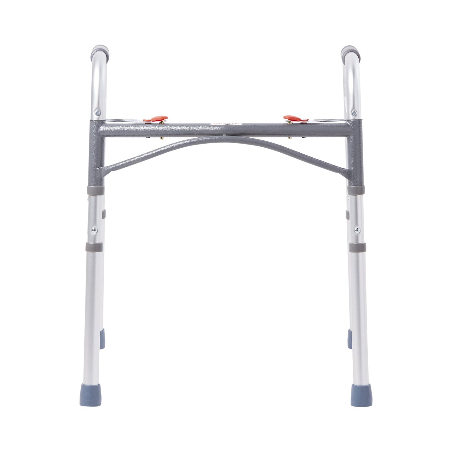 Pediatric or Senior Dual Release Folding Walker Adjustable Height Aluminum Frame 350 lbs. Weight Capacity 25 to 32 Inch Height