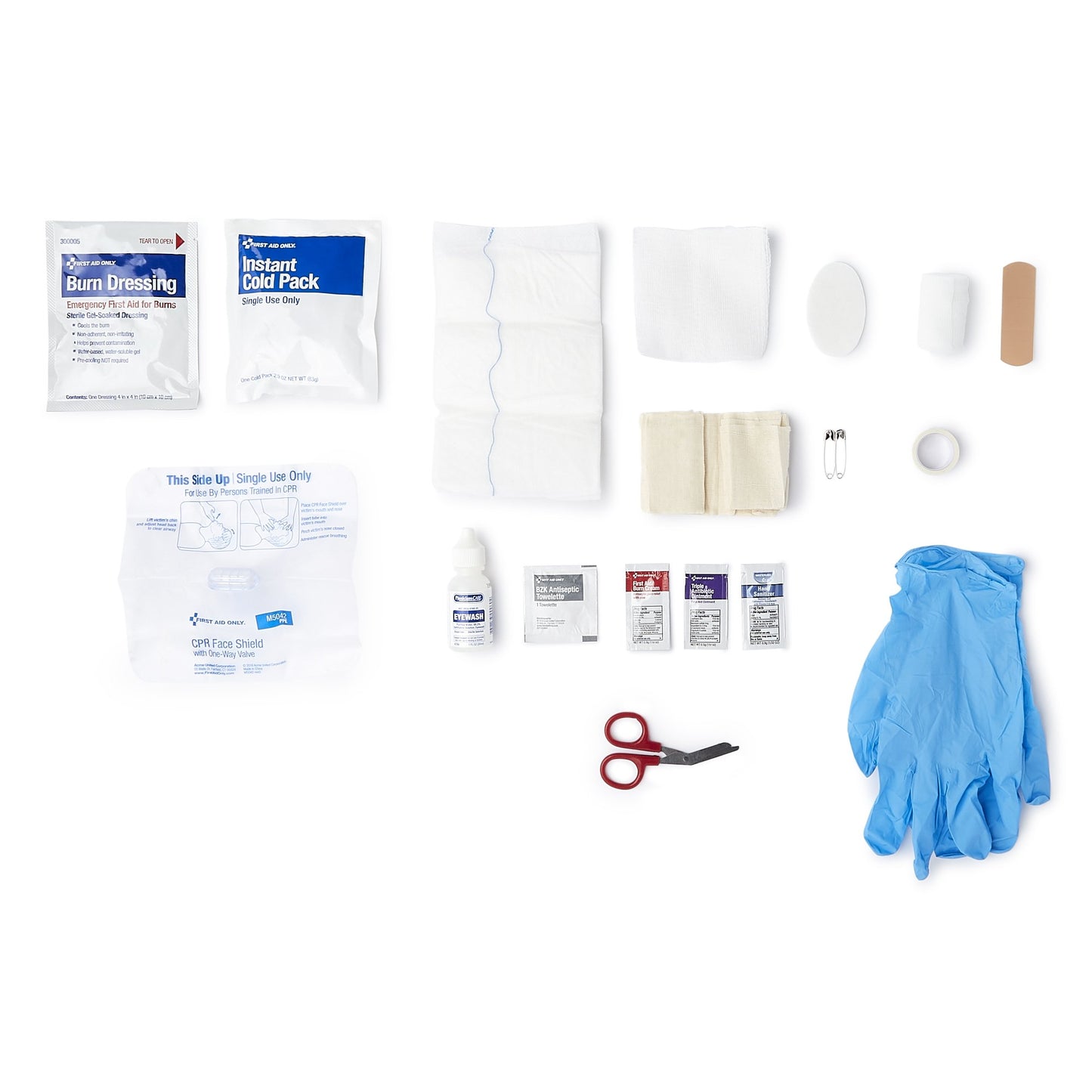 First Aid Kit McKesson 10 Person Plastic Kit