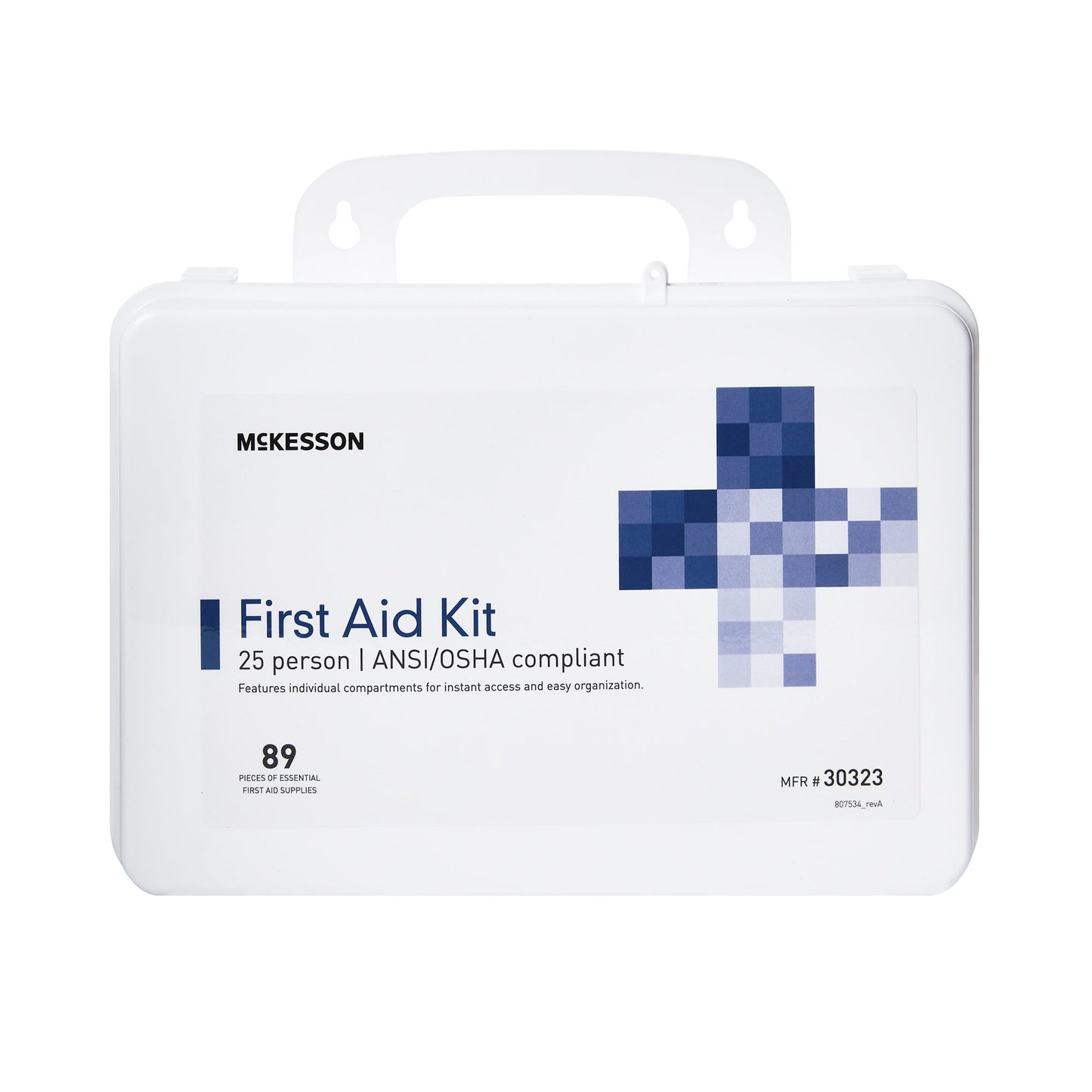 First Aid Kit McKesson 25 Person Plastic Kit