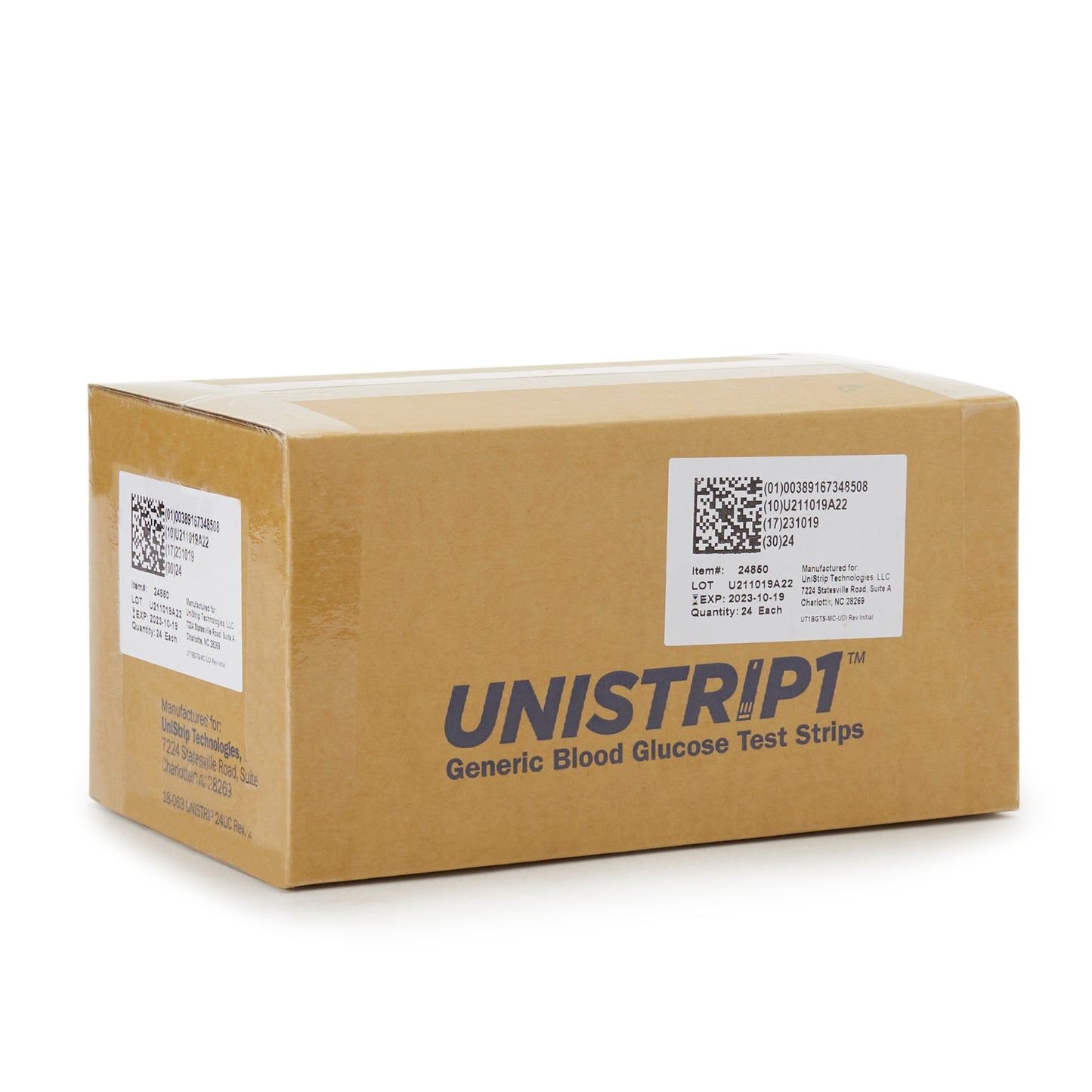 Blood Glucose Test Strips Compatible for OneTouch Ultra, Ultra2 Glucometer Unistrip™ (50 Strips per Pack)