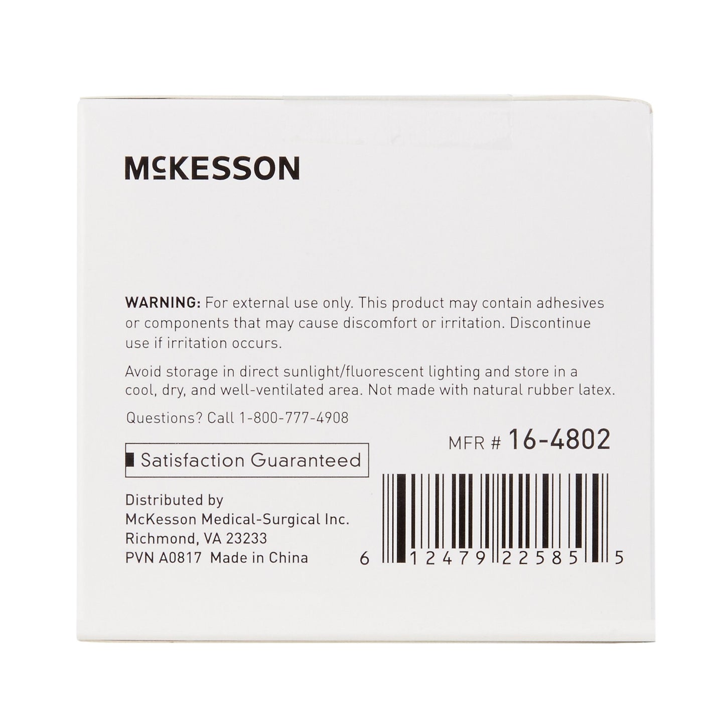 Dressing Retention Tape Water Resistant with Liner White McKesson