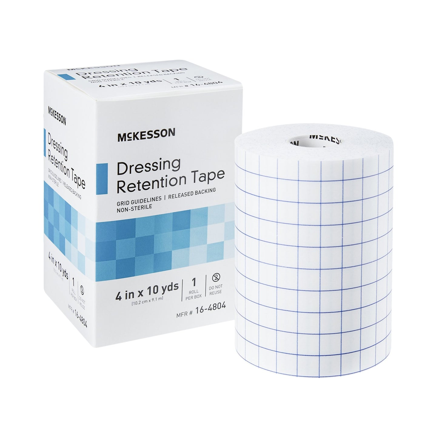 Dressing Retention Tape Water Resistant with Liner White McKesson