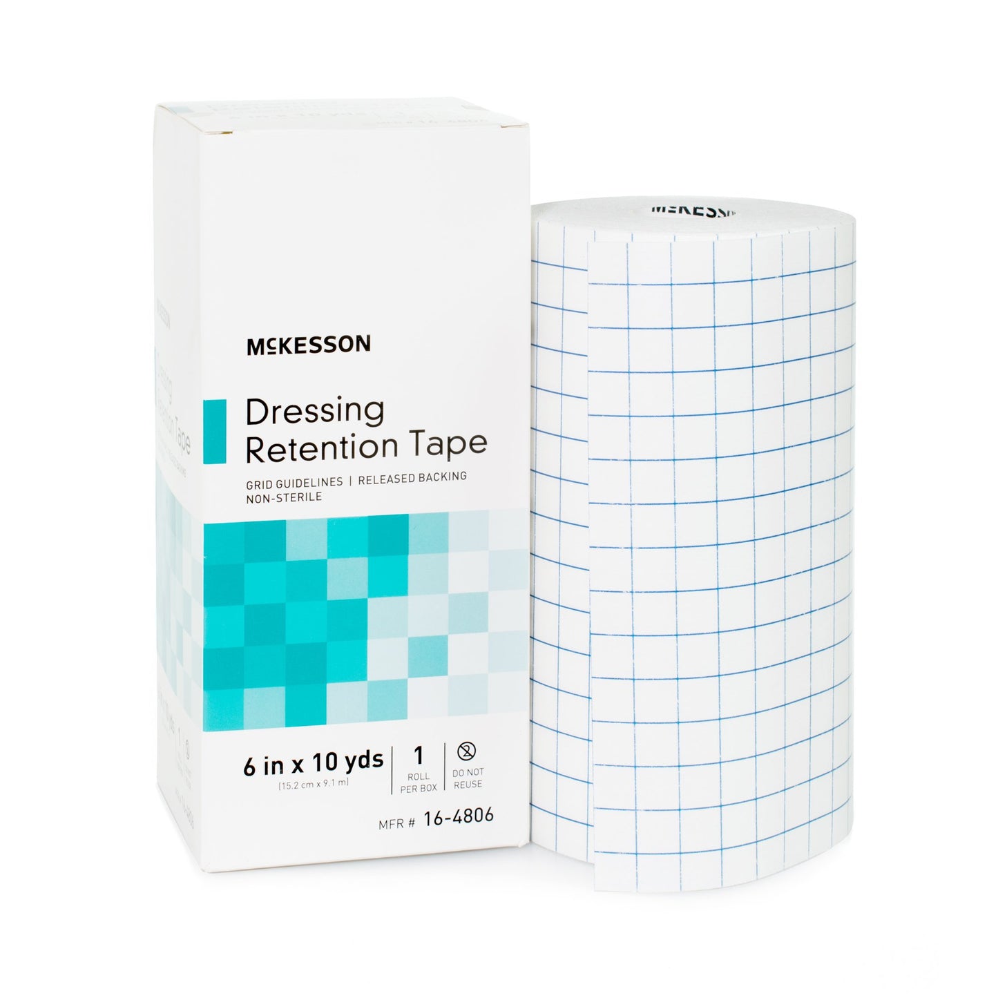 Dressing Retention Tape Water Resistant with Liner White McKesson