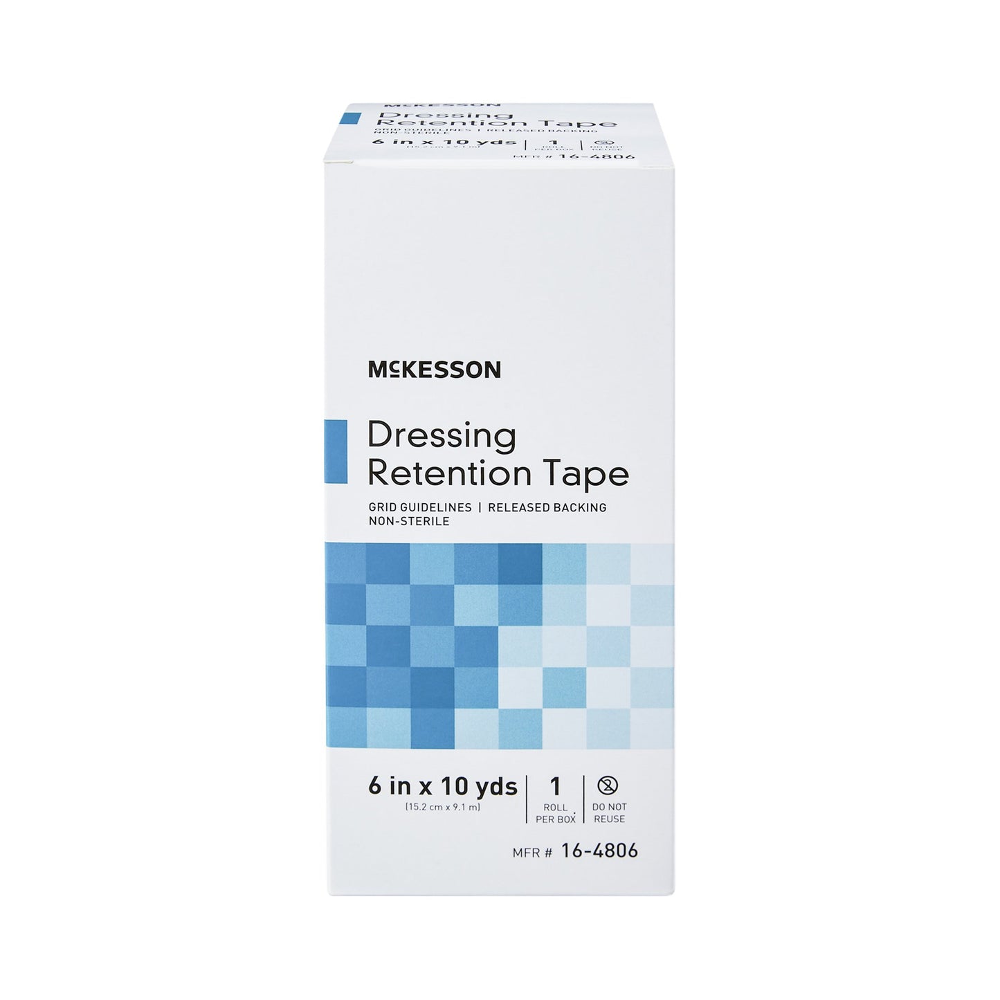 Dressing Retention Tape Water Resistant with Liner White McKesson