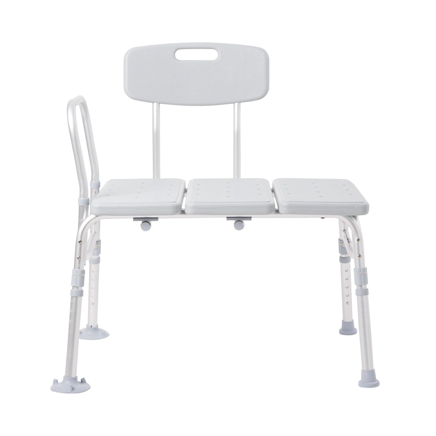 bath bench with backrest, adjustable height. Extendable bench.