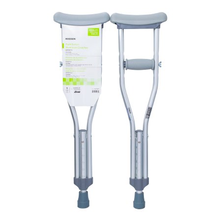 a pair of pediatric crutches