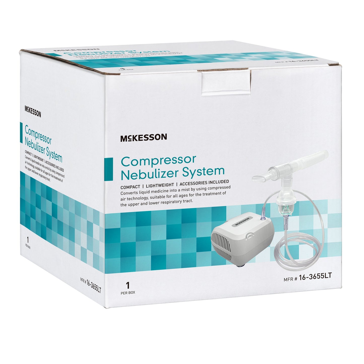 Compressor Nebulizer System Small Volume Medication Cup Adult / Pediatric Mouthpiece Delivery McKesson