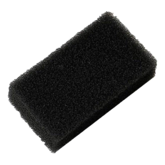 A rectangle foam cpap filter black