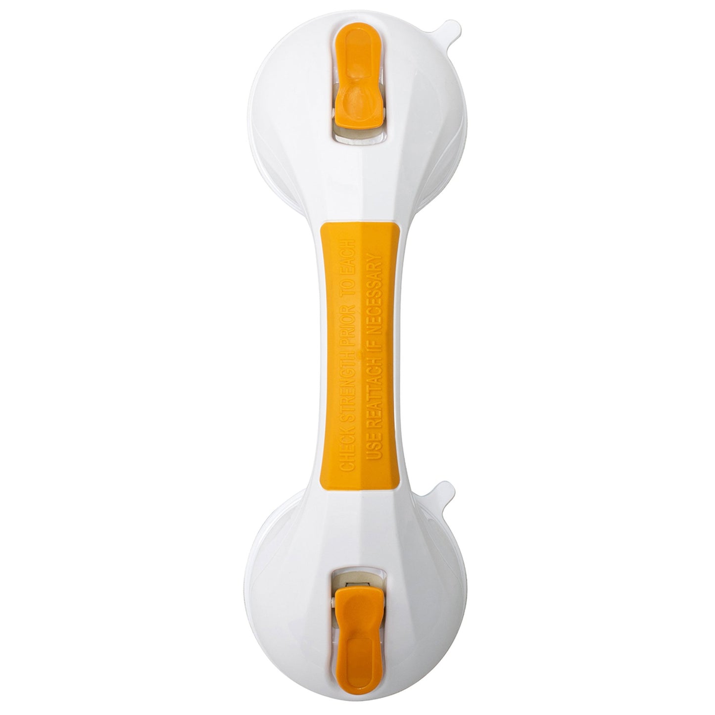 Suction-Cup Grab Bar White / Yellow Plastic