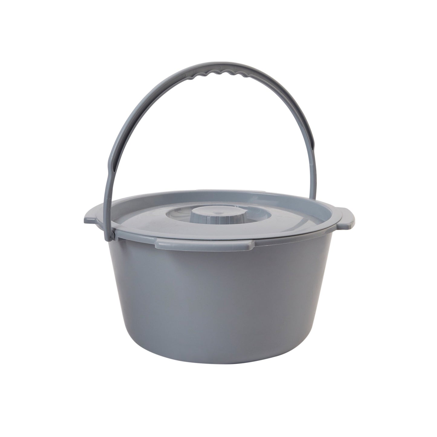 Durable Commode Bucket with Cover and Handle Leak-Proof