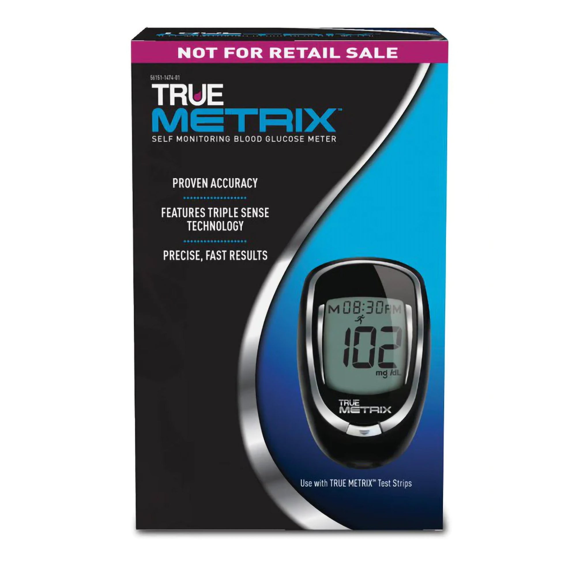 A box of true metrix self monitoring blood glucose meter