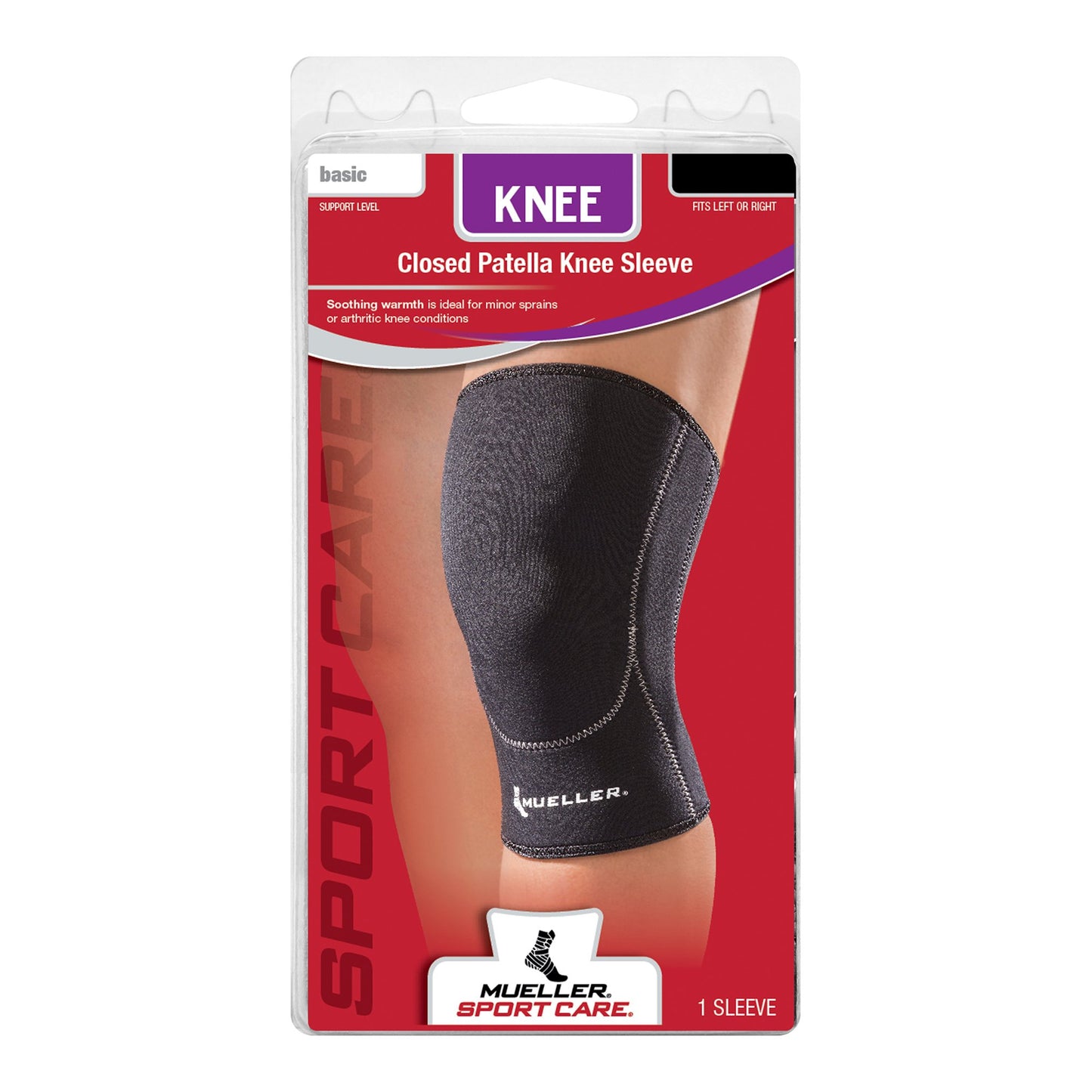 Knee Support Mueller® Large Pull-On 16 to 18 Inch Knee Circumference Left or Right Knee