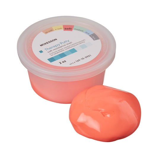 mckesson therapy putty soft resistance level coral color