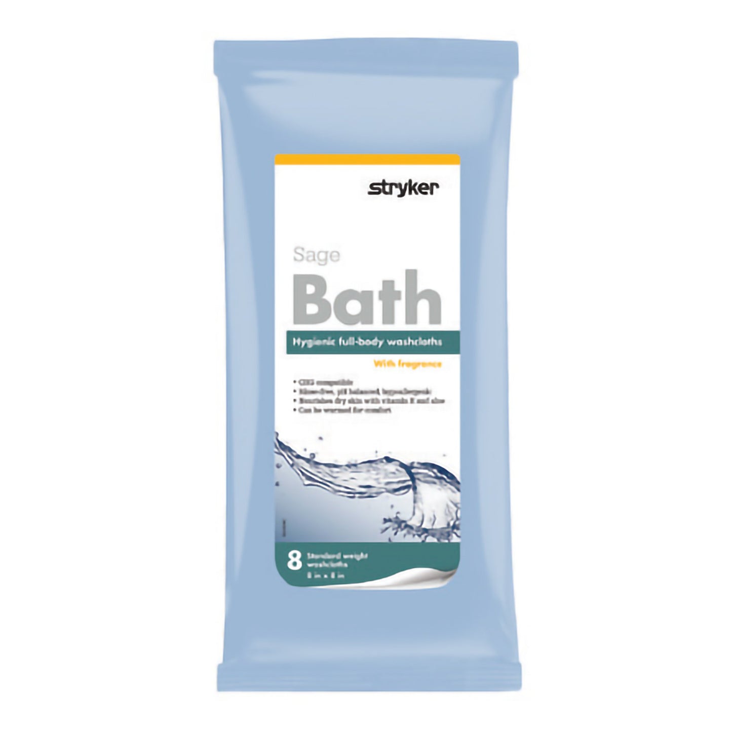 Sage bath washcloth heavy weight hygenic full-body washcloths