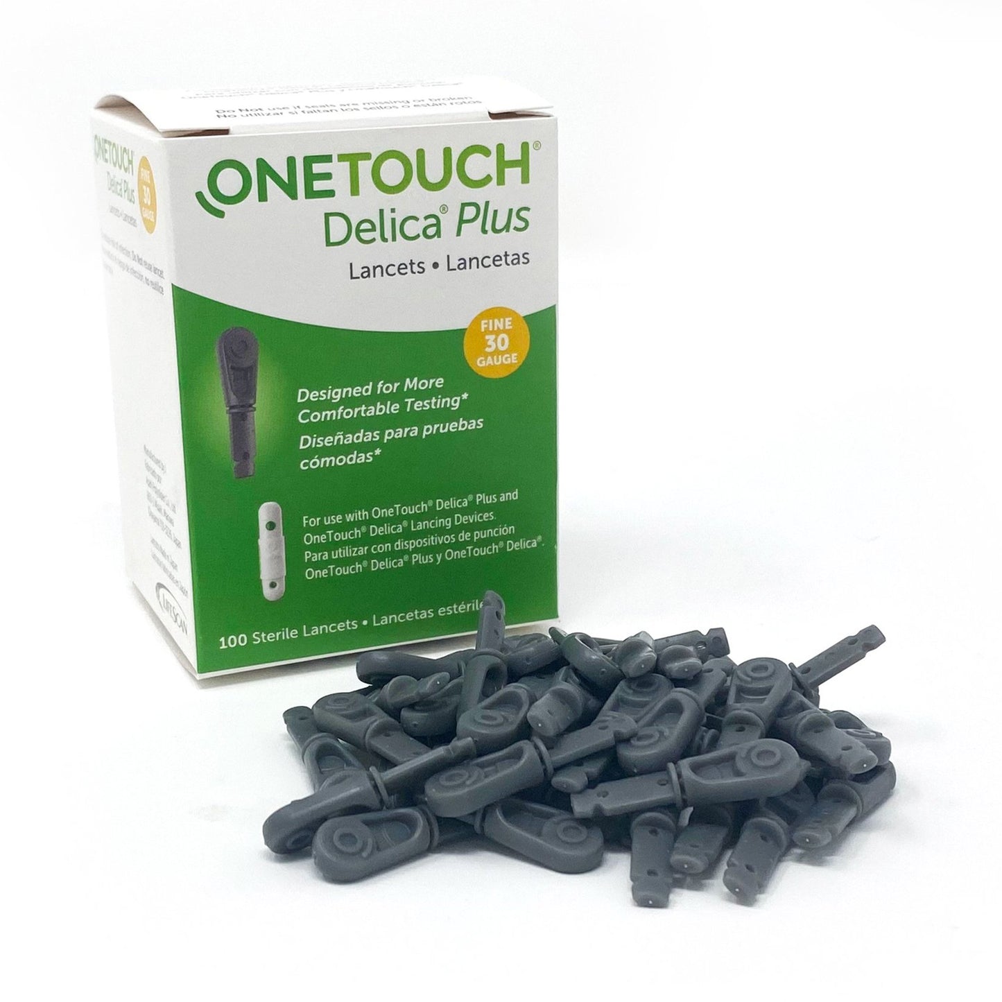 Lancet for Lancing Device OneTouch® 30 Gauge Twist Off Cap Finger