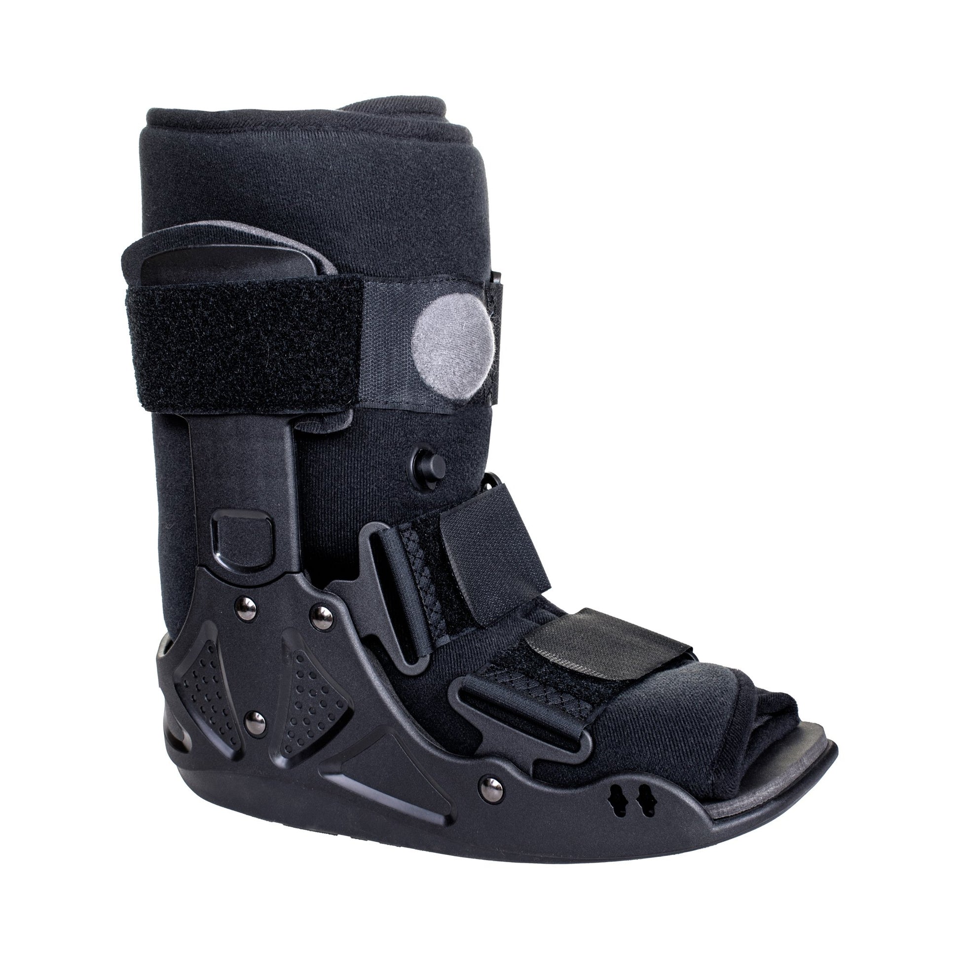 ankle boot pneumatic above ankle open toe