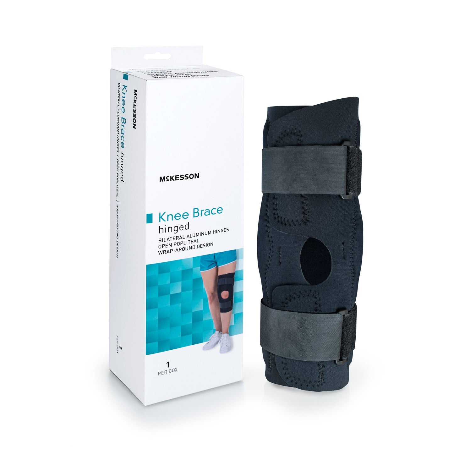 Knee Brace Wraparound Hinged Left or Right Knee McKesson