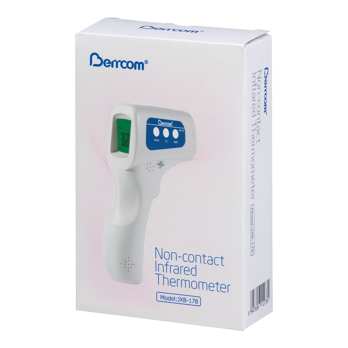 Temporal Non-Contact Skin Surface Thermometer Veridian Infrared Handheld