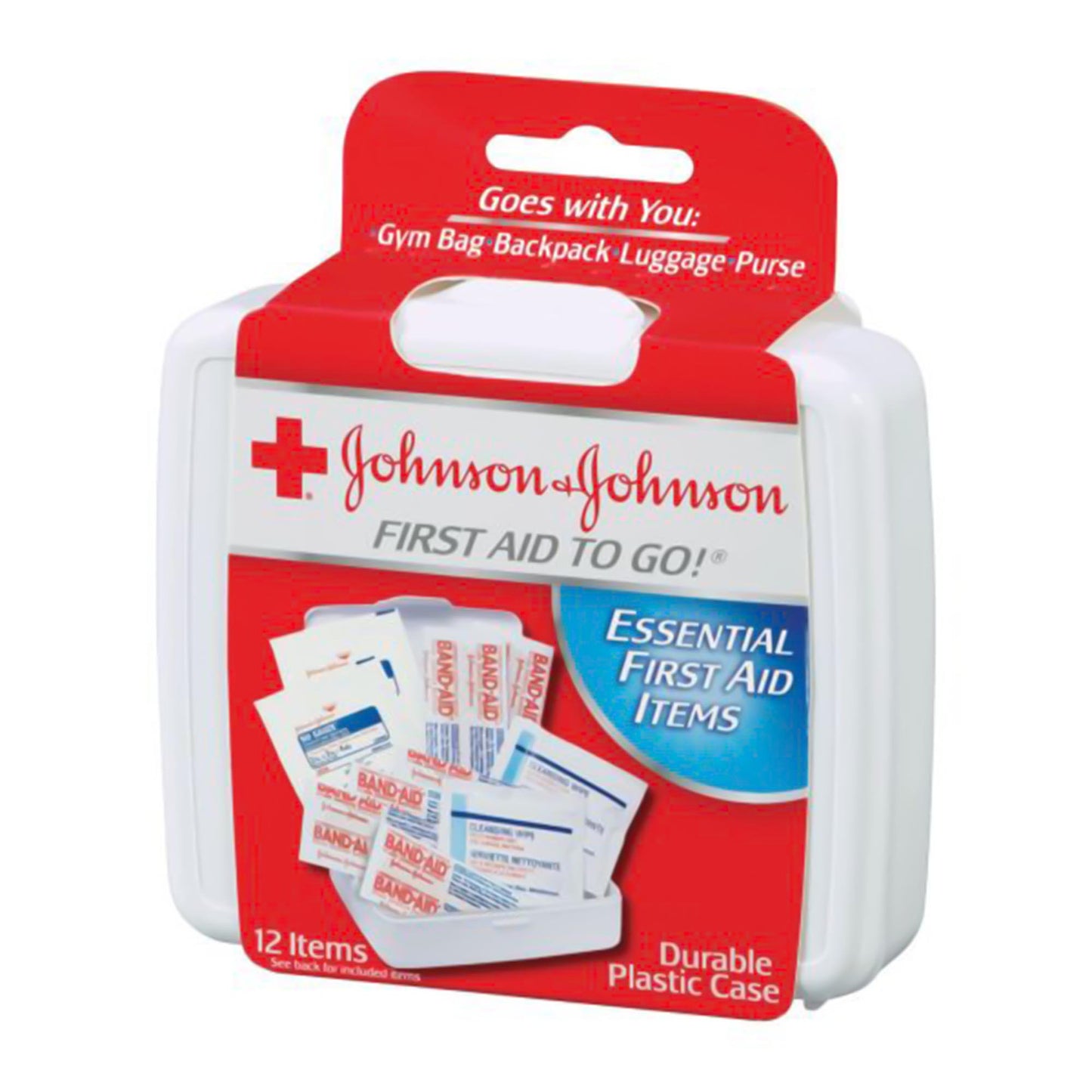 First Aid Kit Johnson and Johnson to Go Plastic Kit