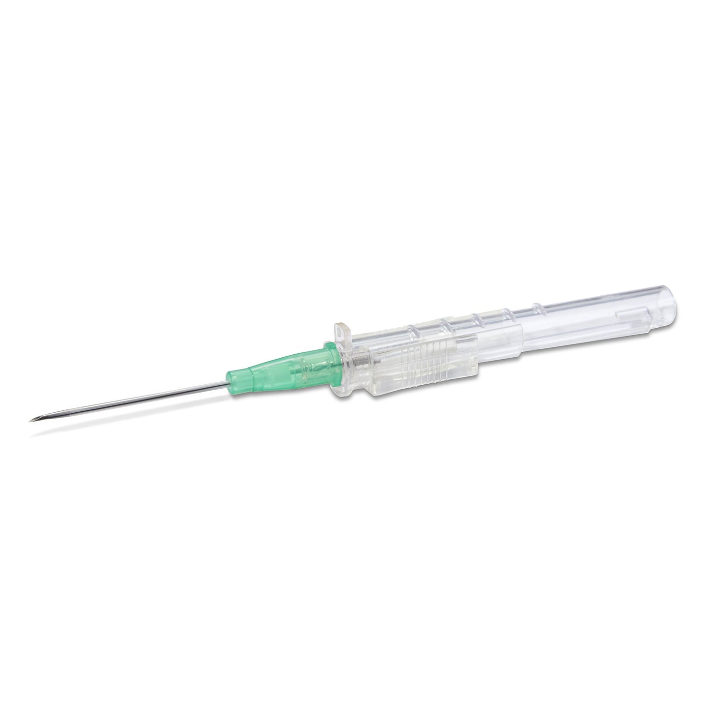 IV catheter for blood draws. Green.