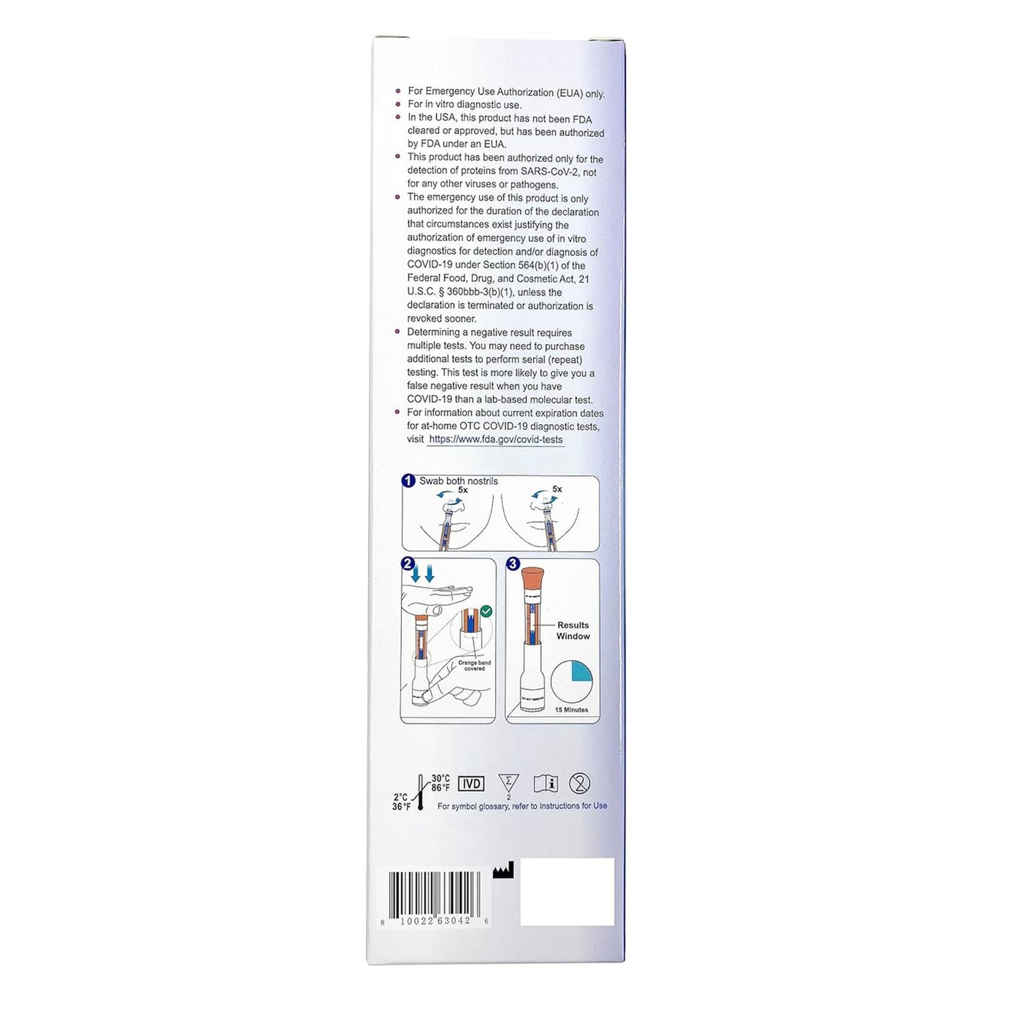 Home Rapid COVID-19 Antigen Pen (2 Tests per Pack) Respiratory Test Kit FaStep®