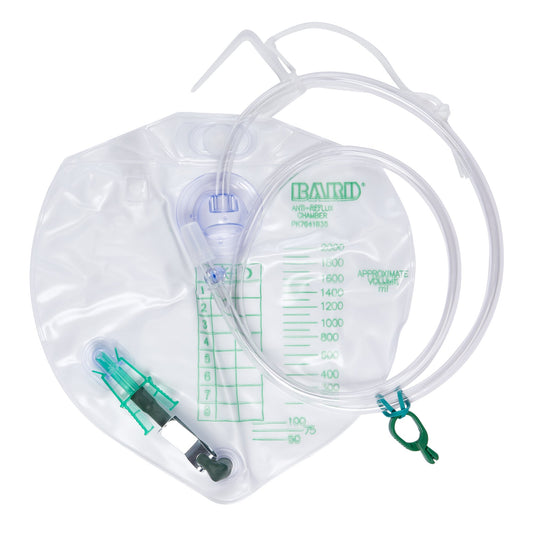 Bard catheter drainage bad with hook