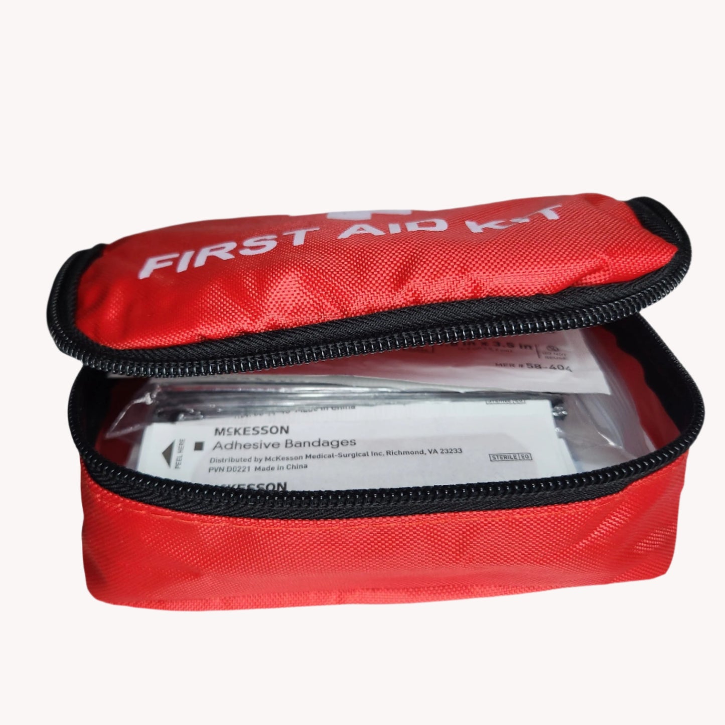 Outdoor Adventurers First Aid Kit with Medications, Compact, 20 pieces