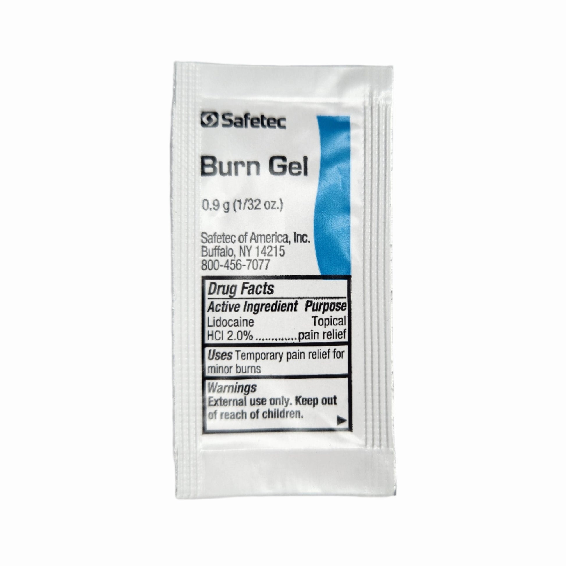 first aid kit burn gel individual packet