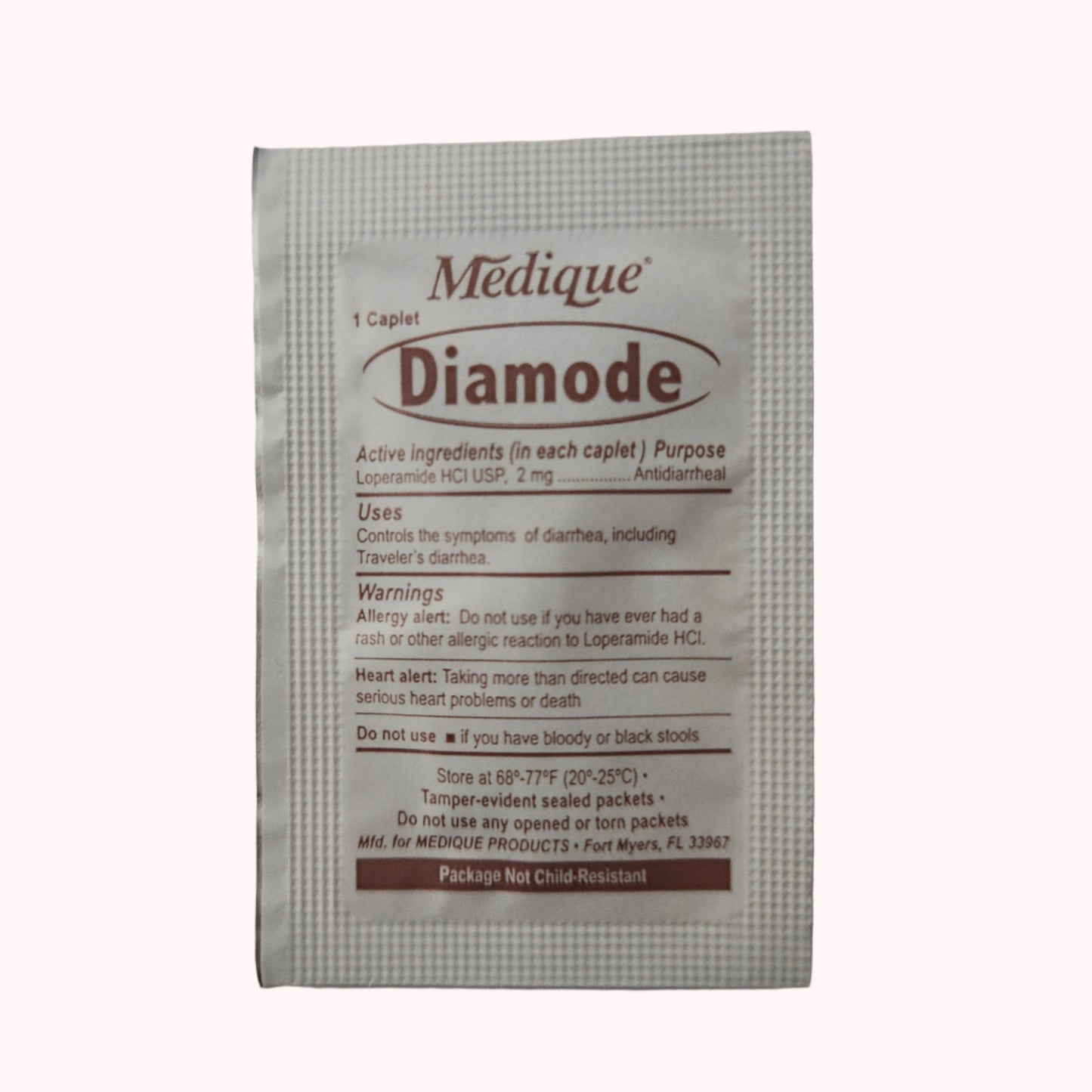 first aid kit anti-diarrheal individual packet