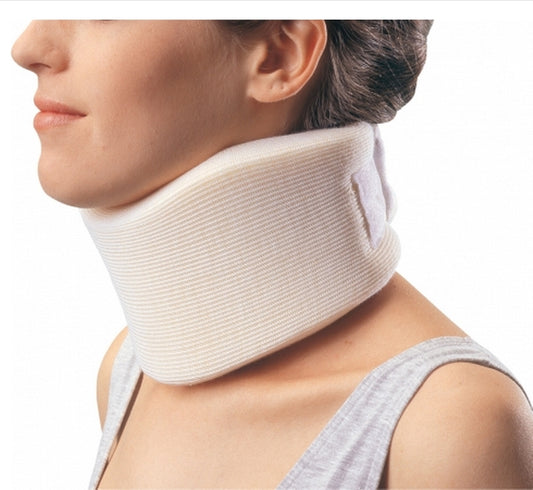 firm density soft cervical collar 4 inch height 13-18 inch neck circumference