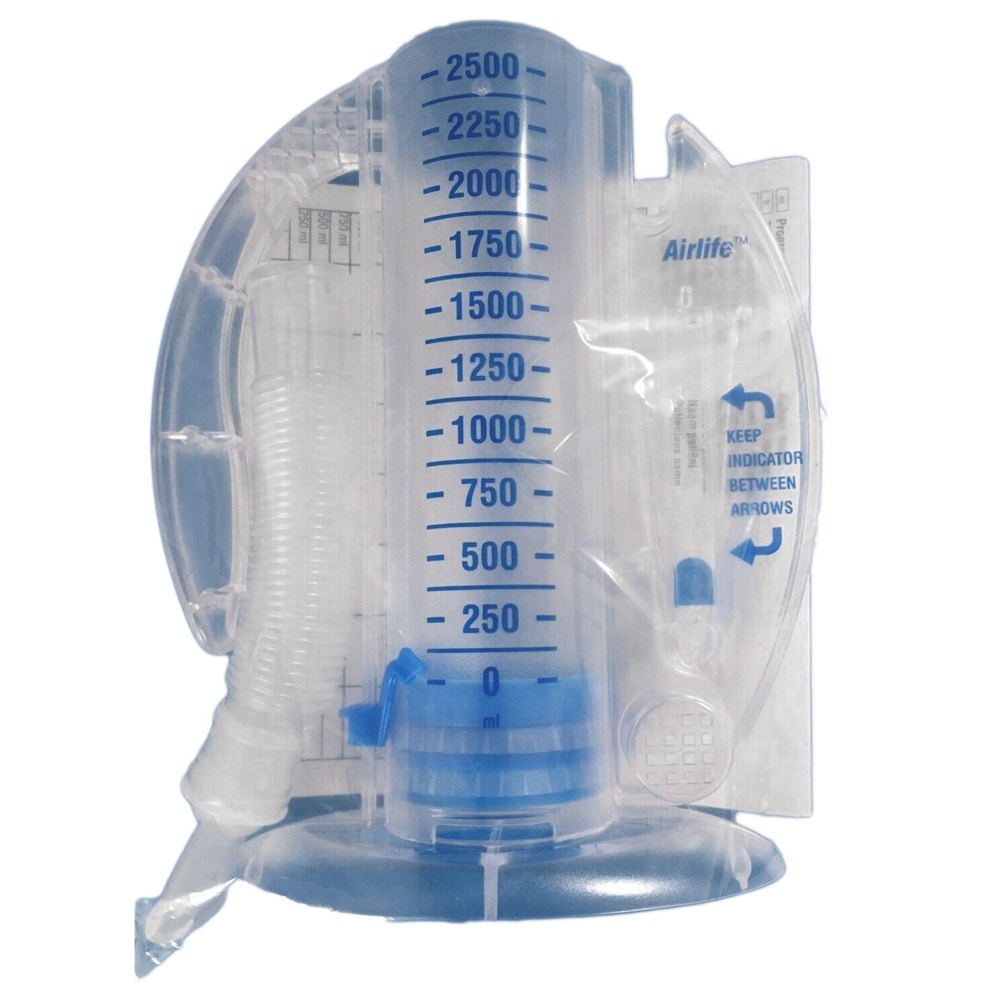 Incentive Spirometer AirLife® Adult 4000 mL Large Volume