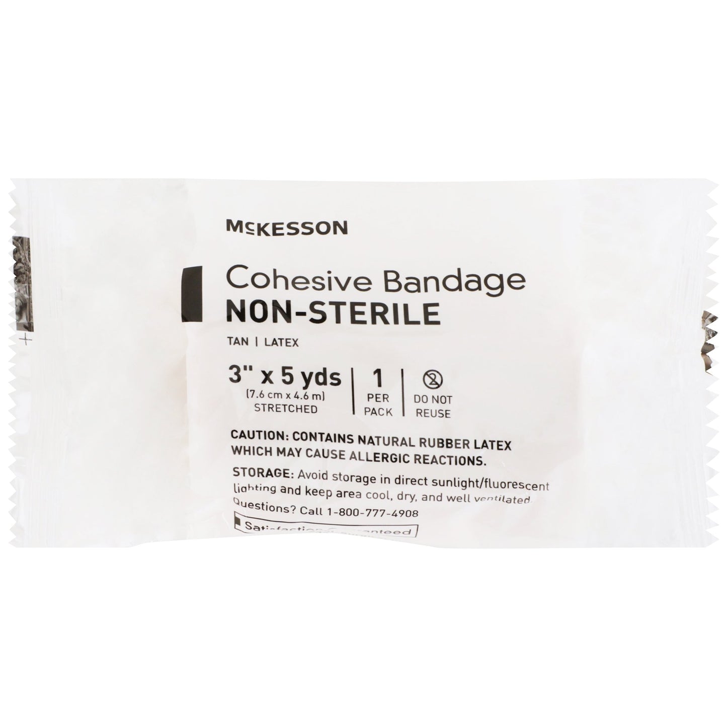 Cohesive Bandage Coban 3 Inch X 5 Yard Self-adherent Closure Tan McKesson