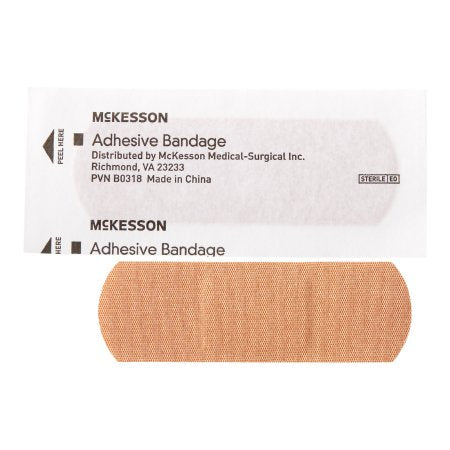 Adhesive Strip 1 X 3 Inch Fabric Flexible Durable Long-Lasting Adhesive - McKesson