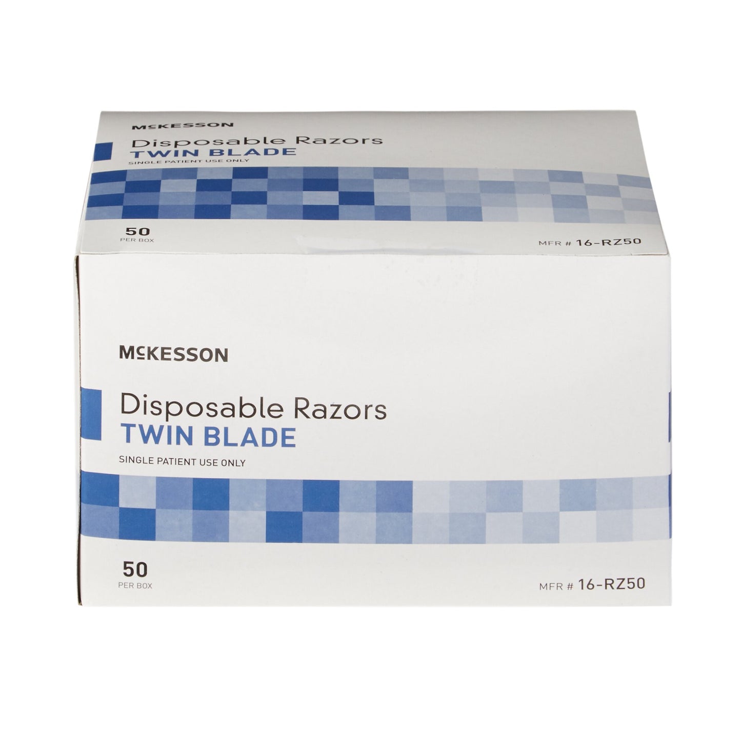 Razor Single Edge Twin Blade Disposable McKesson