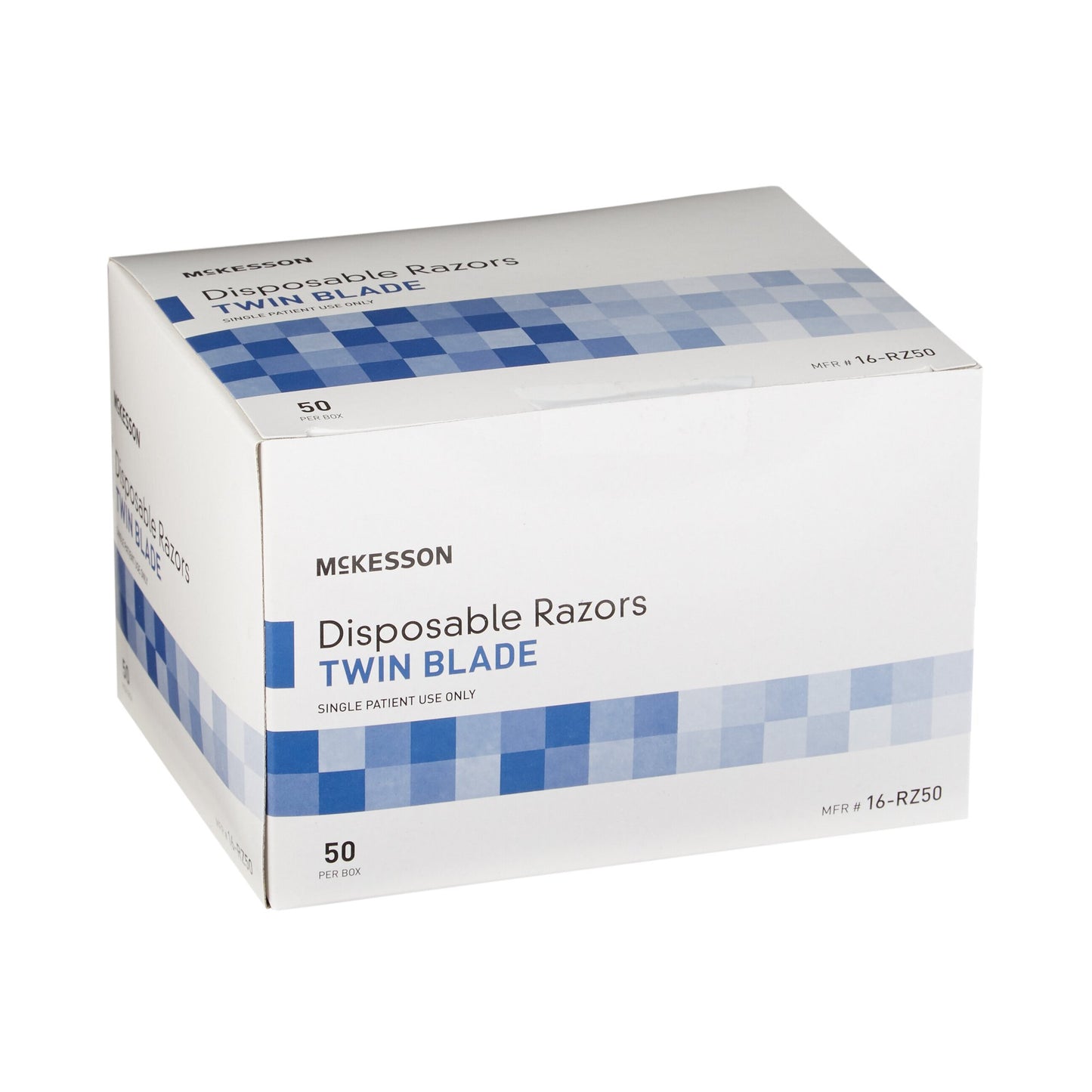 Razor Single Edge Twin Blade Disposable McKesson