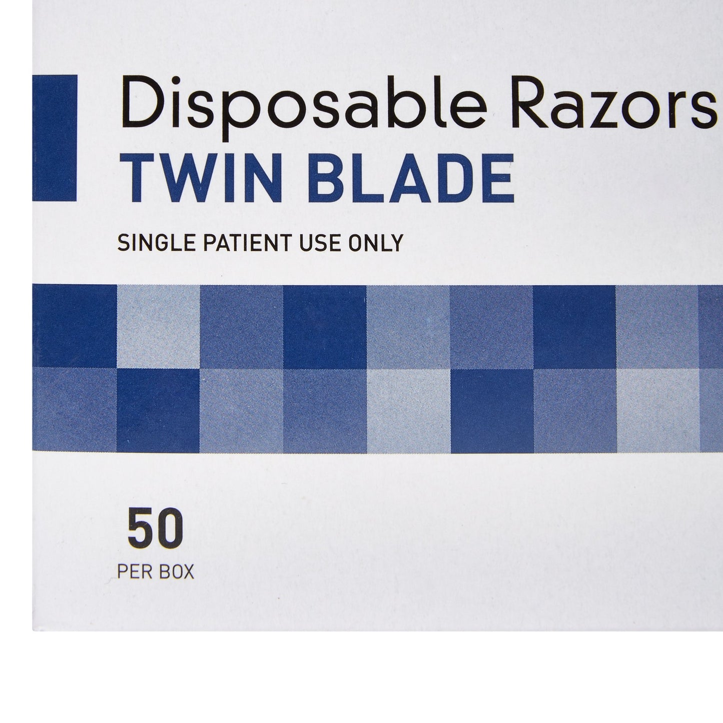 Razor Single Edge Twin Blade Disposable McKesson